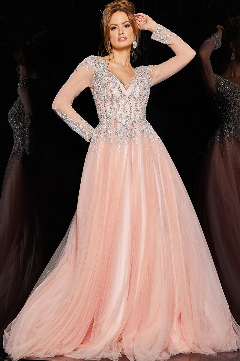 Jovani Evening 36533 - Blush
