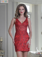 Colors Dress Dress 3655 - Red