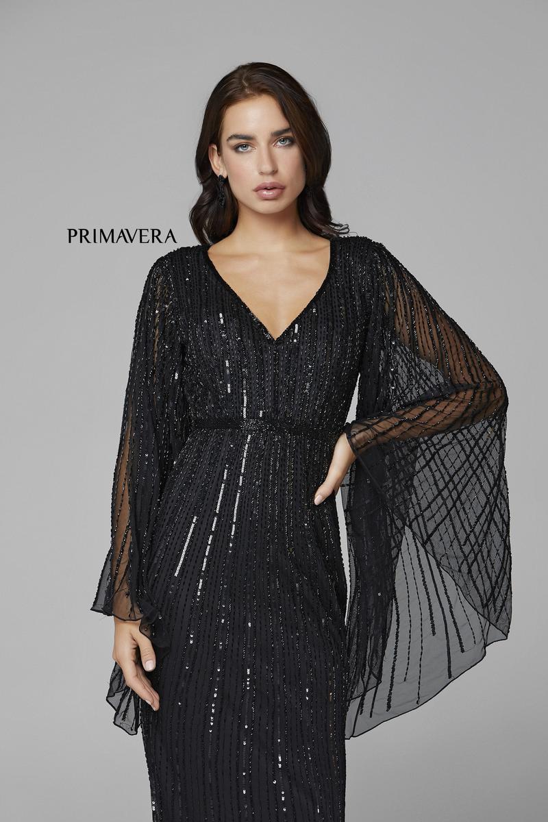 Primavera Evening Dress 3672 - Black