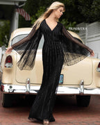Primavera Evening Dress 3672 - Black