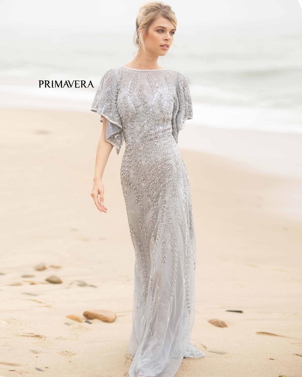 Primavera Evening Dress 3681 - Platinum
