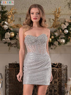 Colors Dress Dress 3685 - Silver