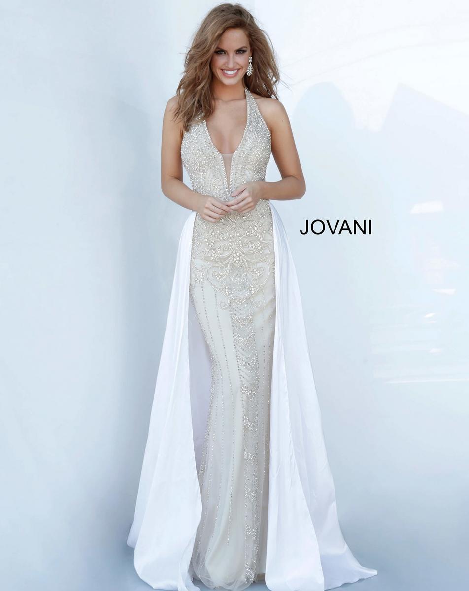 Jovani Signature Collection 3698 - Nude/Off White