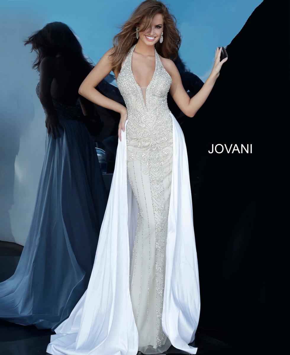 Jovani Signature Collection 3698 - Nude/Off White
