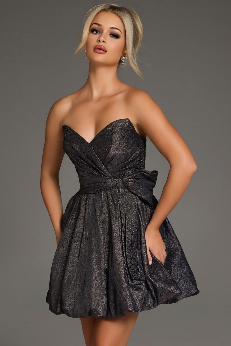 Jovani Homecoming Dresses 37017 - Black/Copper