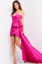 Jovani Homecoming Dresses 37046 - Fuchsia