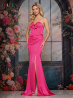 Colors Dress Dress 3710 - Hot Pink