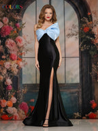 Colors Dress Dress 3714 - Black Blue