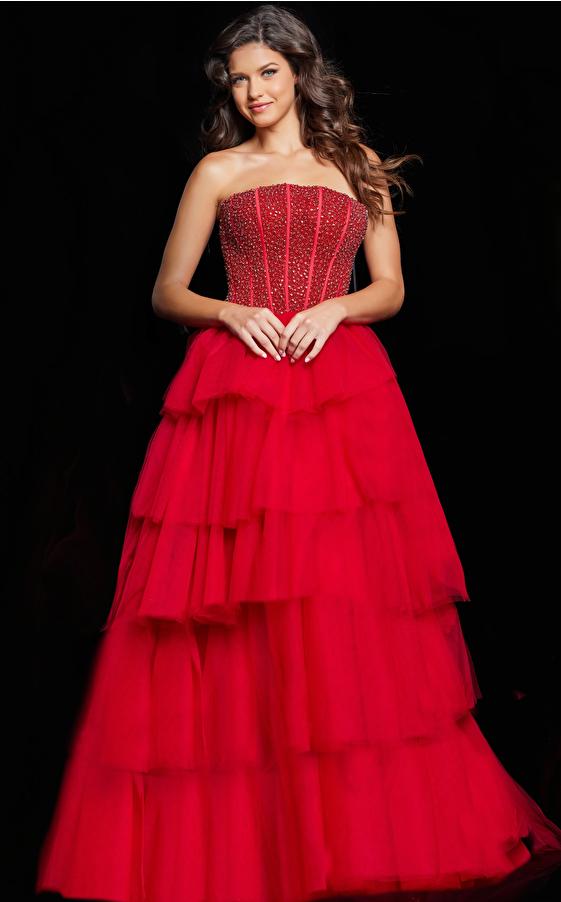 Jovani Prom 37210 - Red