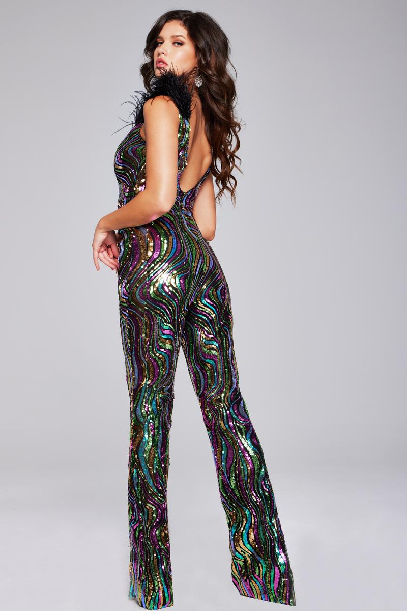 Jovani Contemporary 37276 - Multi/Black