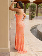 Primavera Couture Prom 3729 - Neon Coral