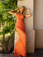 Primavera Couture Prom 3729 - Orange