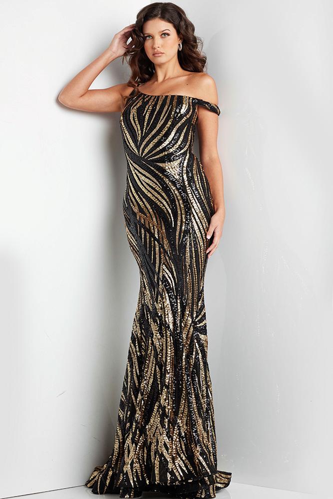 Jovani Prom 37351 - Black/Gold