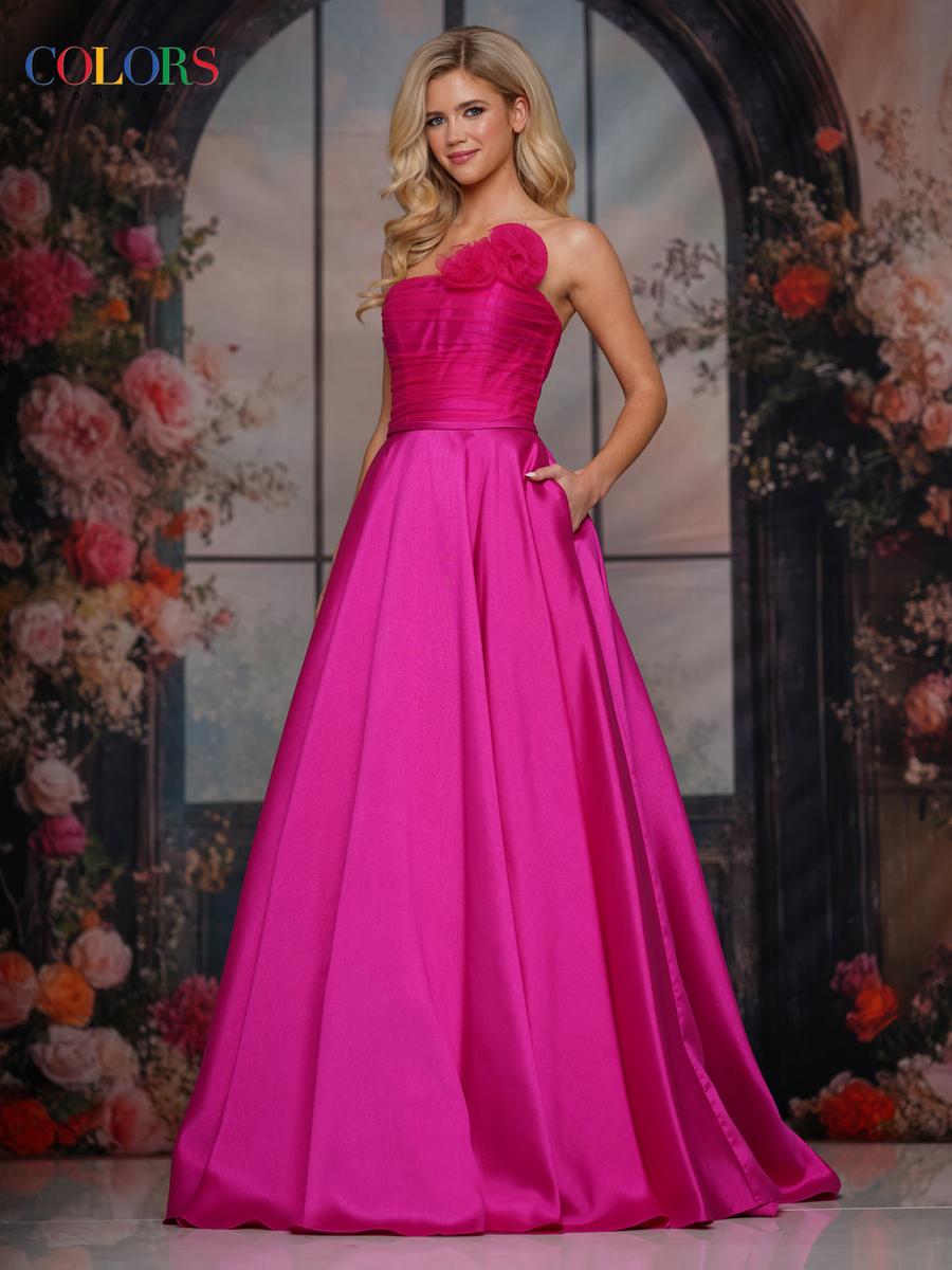 Colors Dress Dress 3737 - Magenta
