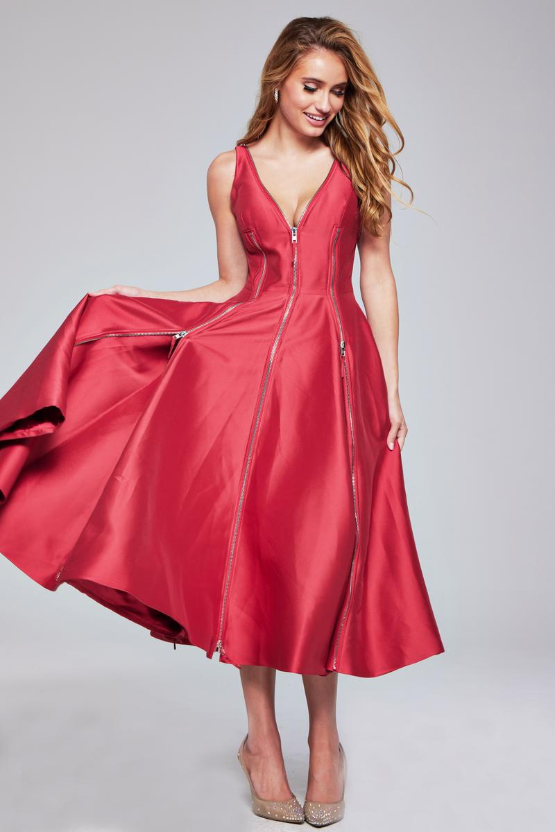 Jovani Contemporary 37393 - Red