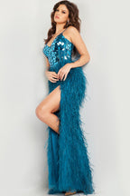 Jovani Prom 37435 - Teal