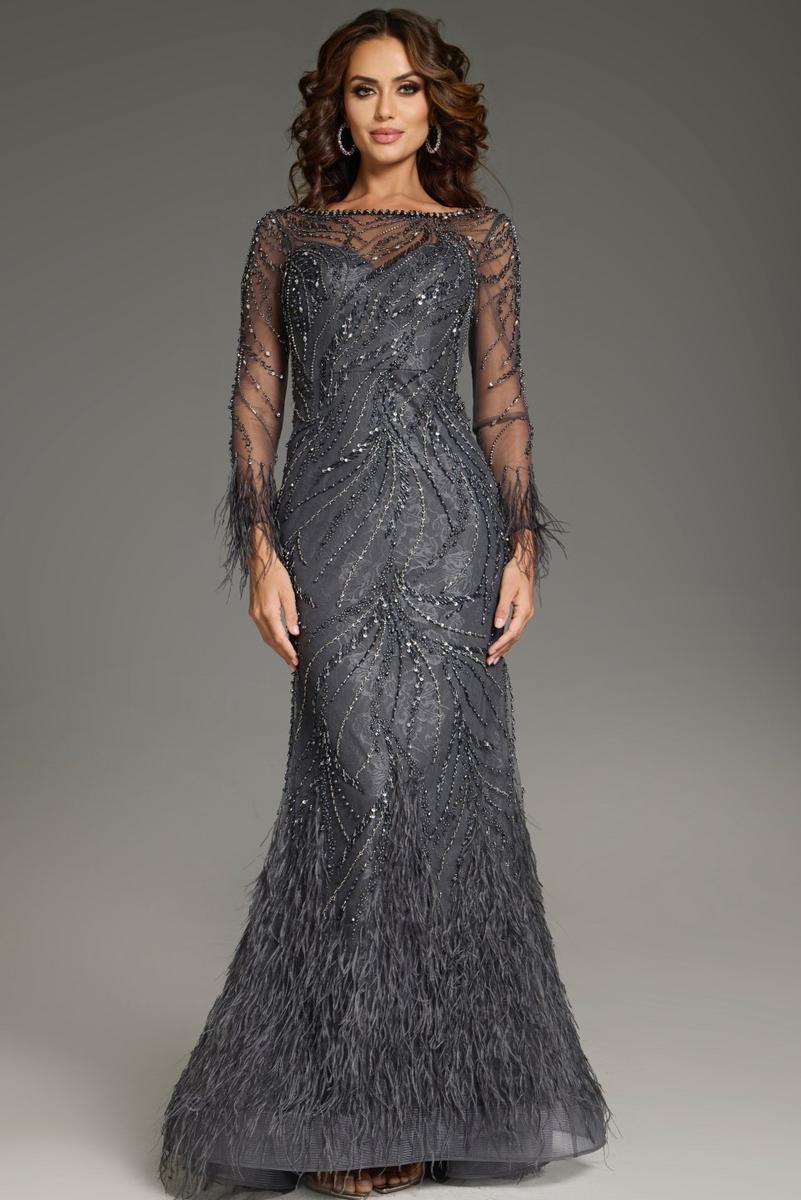 Jovani Evening 37560 - Charcoal