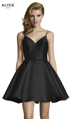 Alyce Paris Homecoming Dress 3764 - Black