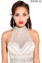 Shail K. Dress 3764 - Cream