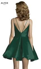 Alyce Paris Homecoming Dress 3764 - Forest