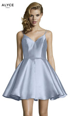 Alyce Paris Homecoming Dress 3764 - French Blue