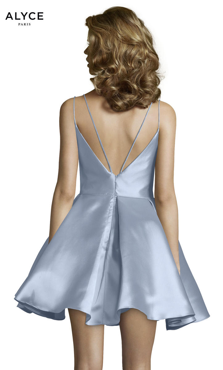 Alyce Paris Homecoming Dress 3764 - French Blue