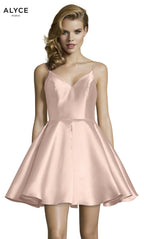 Alyce Paris Homecoming Dress 3764 - French Pink