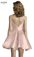 Alyce Paris Homecoming Dress 3764 - French Pink
