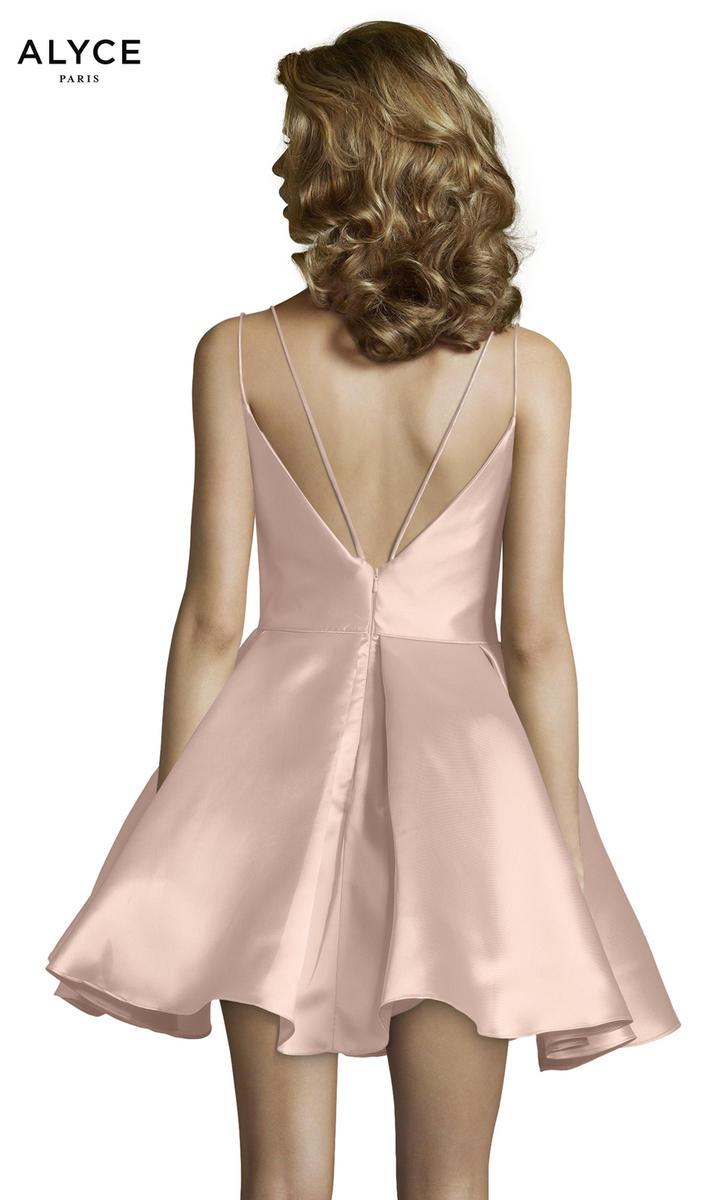 Alyce Paris Homecoming Dress 3764 - French Pink