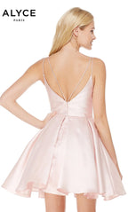Alyce Paris Homecoming Dress 3764 - French Pink