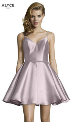 Alyce Paris Homecoming Dress 3764 - French Pink