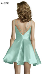 Alyce Paris Homecoming Dress 3764 - French Blue