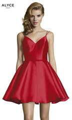 Alyce Paris Homecoming Dress 3764 - Red