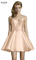 Alyce Paris Homecoming Dress 3764 - French Pink
