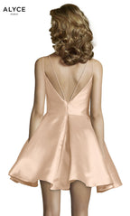 Alyce Paris Homecoming Dress 3764 - French Pink