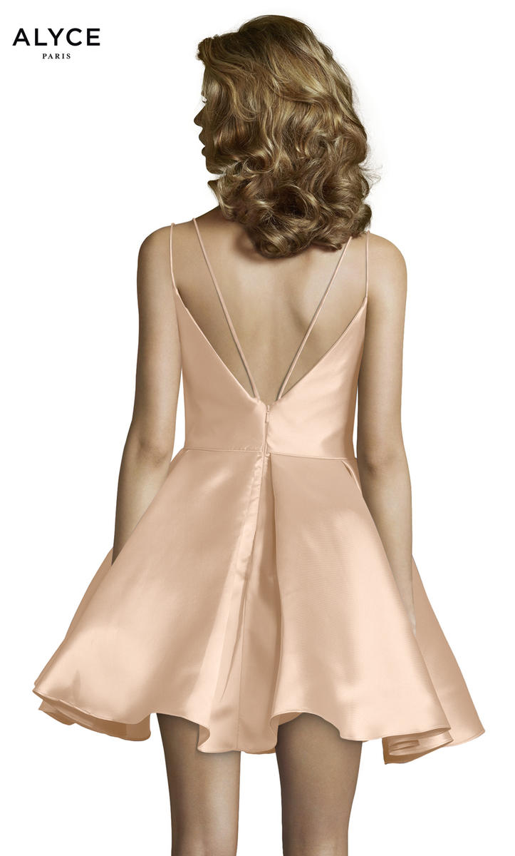 Alyce Paris Homecoming Dress 3764 - French Pink