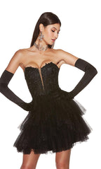 Alyce Paris Homecoming Dress 3766 - Black