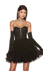 Alyce Paris Homecoming Dress 3766 - Black