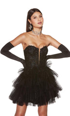 Alyce Paris Homecoming Dress 3766 - Black