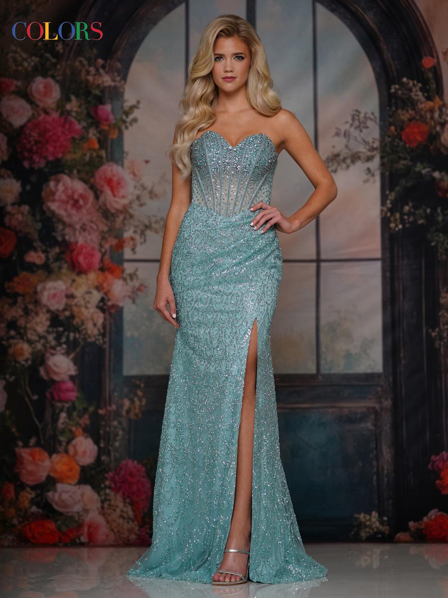 Colors Dress Dress 3775 - Aqua