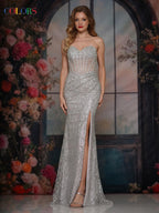 Colors Dress Dress 3775 - Silver