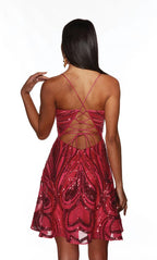 Alyce Paris Homecoming Dress 3778 - Cerise