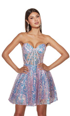 Alyce Paris Homecoming Dress 3779 - Lilac