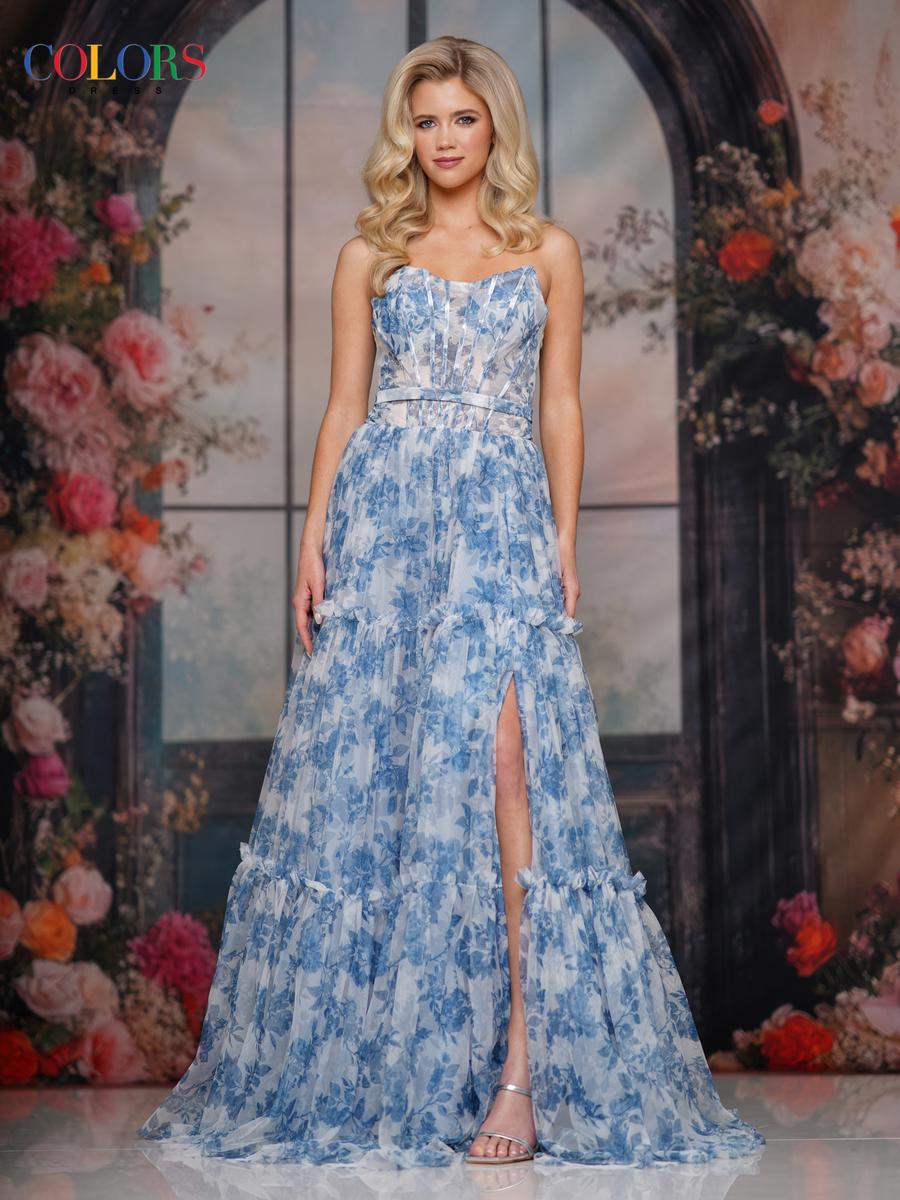 Colors Dress Dress 3810 - Blue