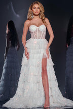 Jovani Prom 38165 - Iridescent/White