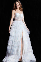 Jovani Prom 38165 - Iridescent/White