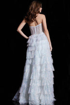 Jovani Prom 38165 - Iridescent/White