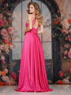 Colors Dress Dress 3822 - Hot Pink