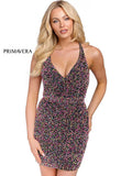 Primavera Couture Short Dress 3824