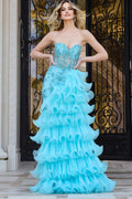 Jovani Signature Collection 38295 - Aqua